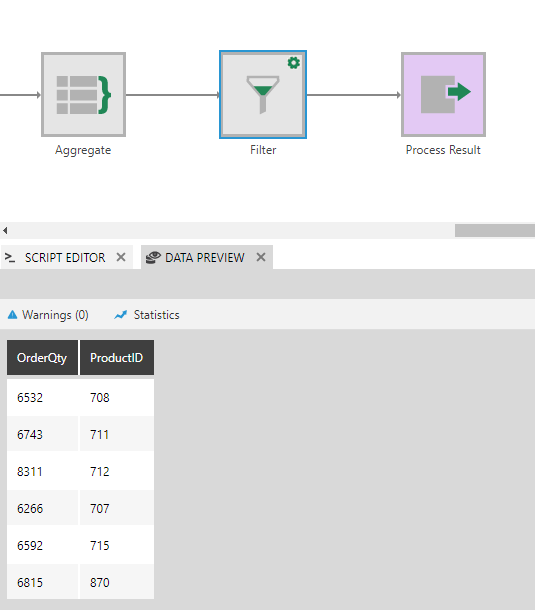 Add an output element filter parameter 