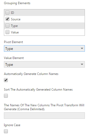 Automatically generating column names