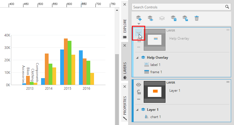 The help overlay layer is now hidden