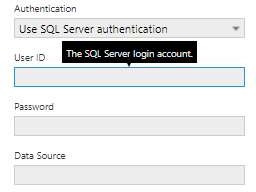 SQL Server authentication method