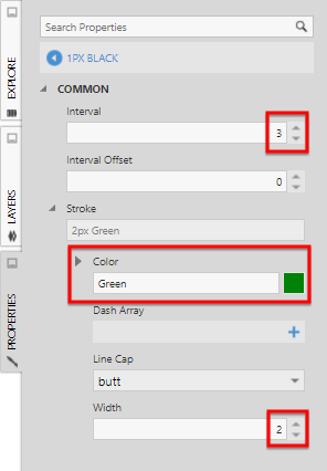 Configure appearance of separator lines