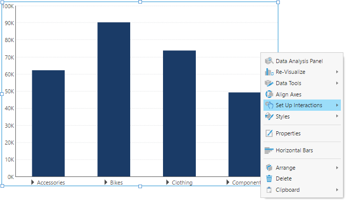 Right click and select Set Up Interactions
