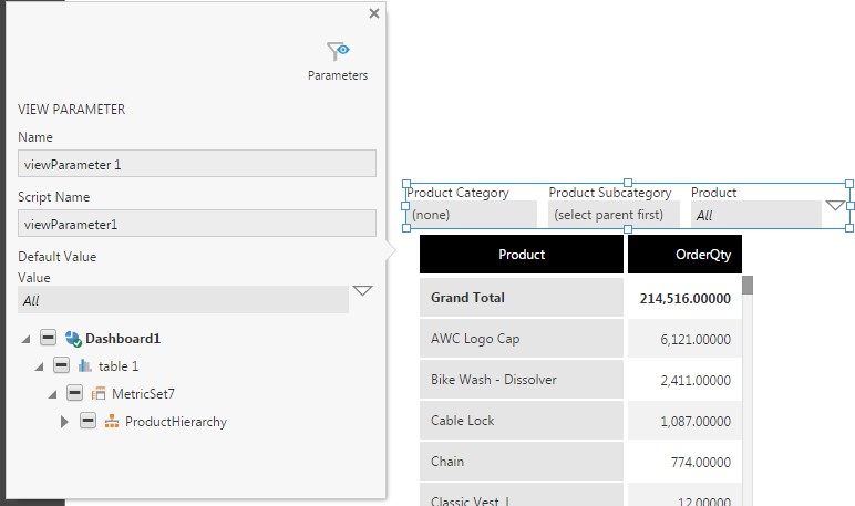 Connect the filter to your hierarchy