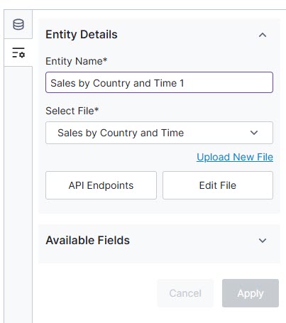 edit and manage data provided from a file