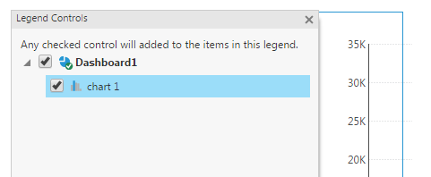 Connect the legend to the chart