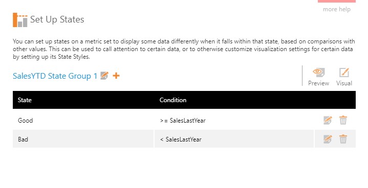 State group with two states: Good and Bad 