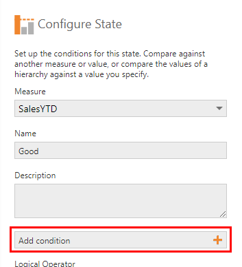 Configure State dialog