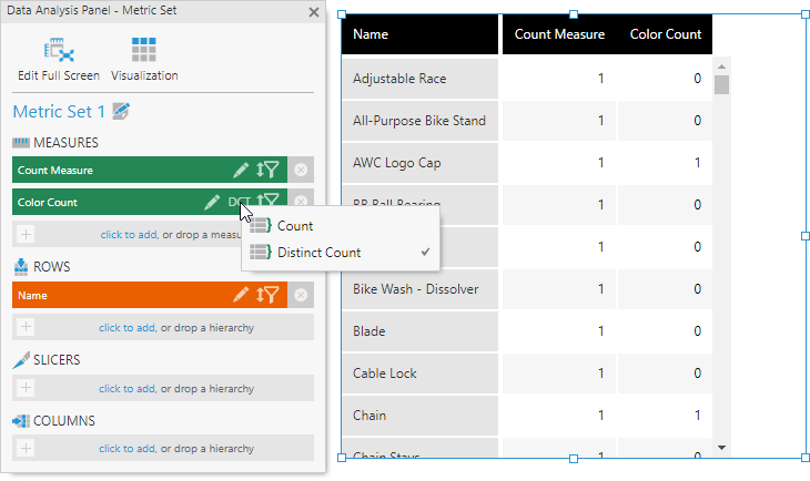 Change the aggregator