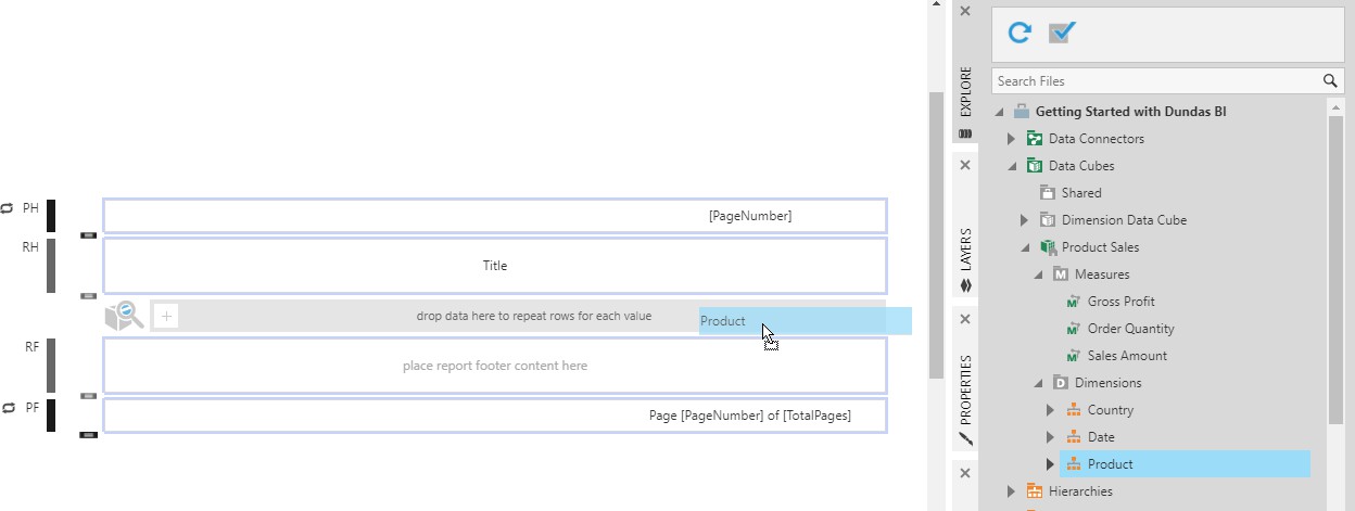 Drop the grouping hierarchy