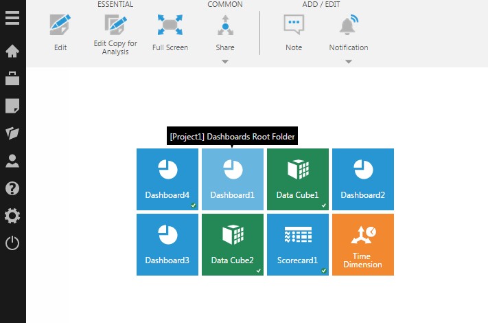 Switch to View mode to use the Tile Navigation component