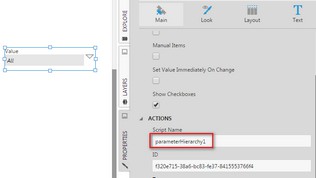 Check the parameter script name