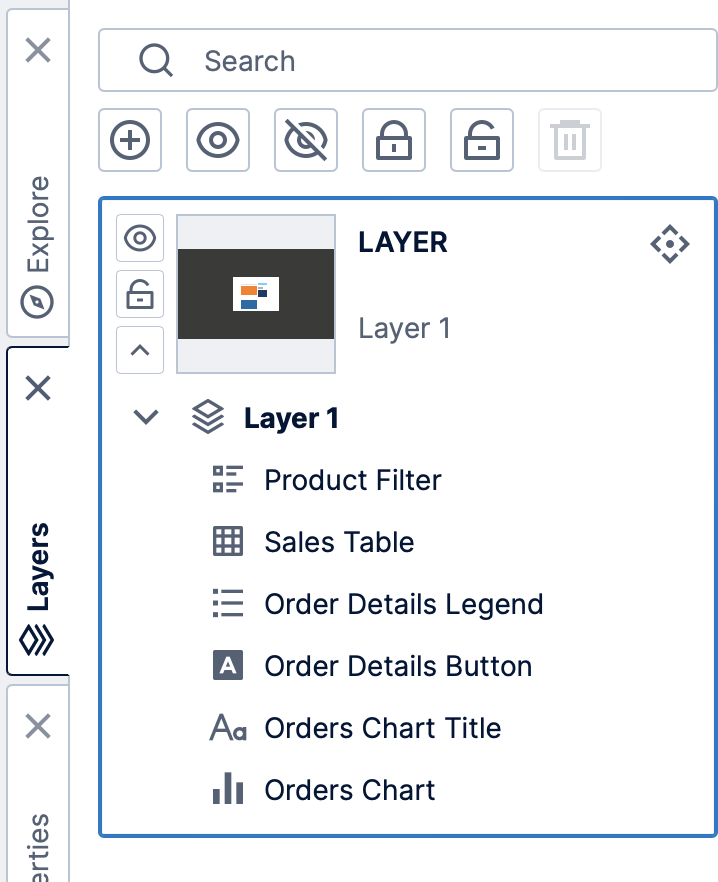 The Layers window