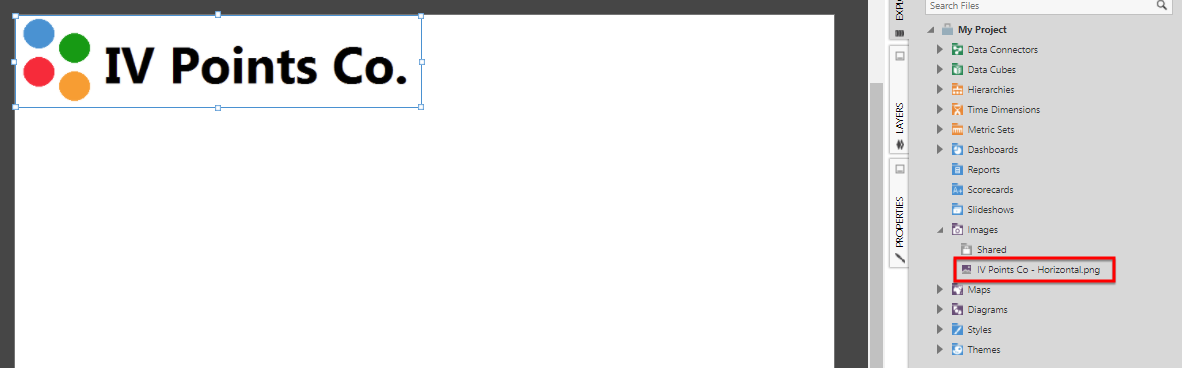 Add a rectangle to the template to serve as a background frame