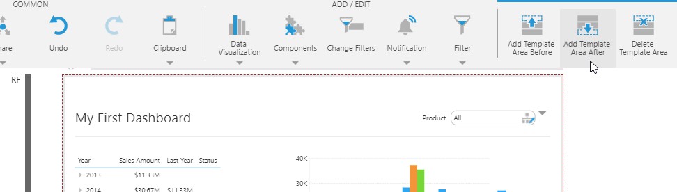 Add another report footer region