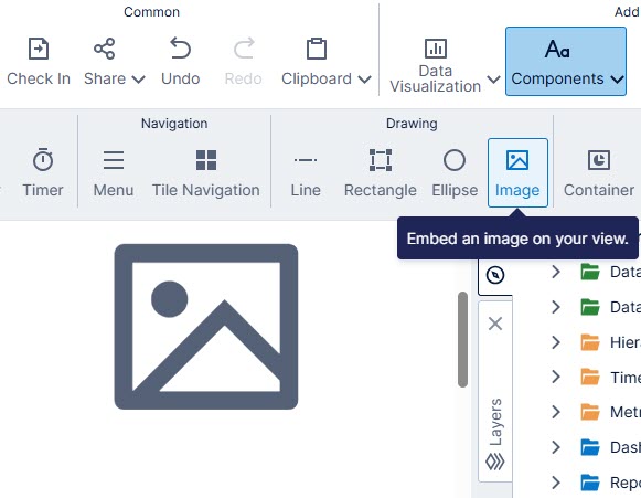 Add an image component 