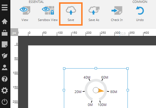Save button in Edit mode