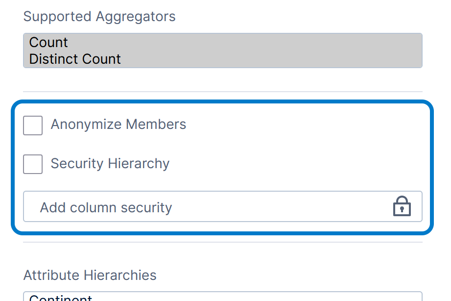 Security options