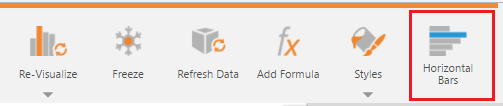 Select Horizontal Bars from the toolbar 
