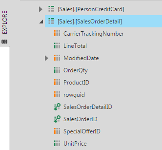 Input table