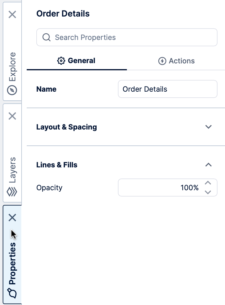 Layer properties 