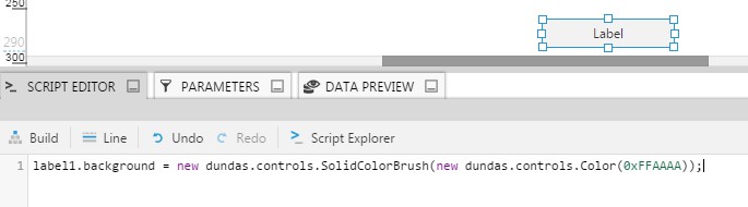 Script editor