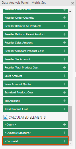 Click <Formula>