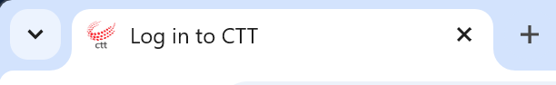 Tab icon changed