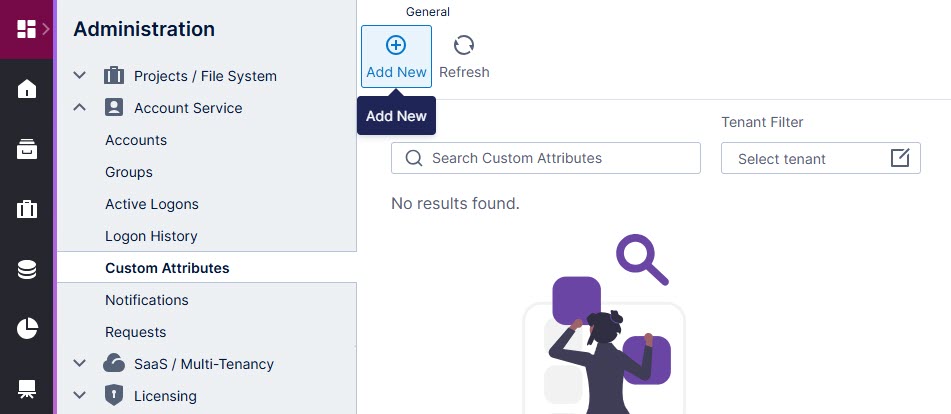 Add a new custom attribute