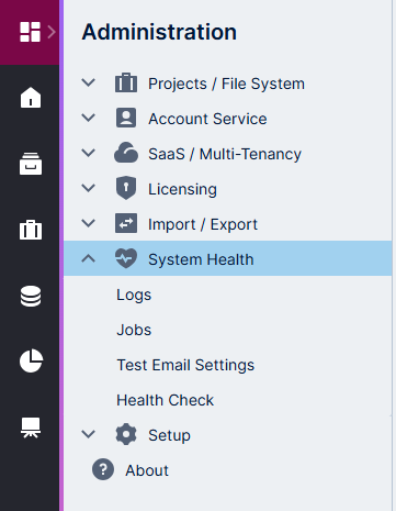 Test email settings