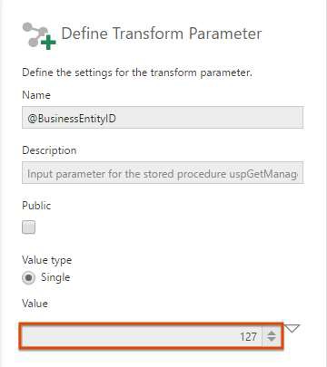 Edit a parameter