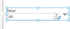 Filter appears on the canvas