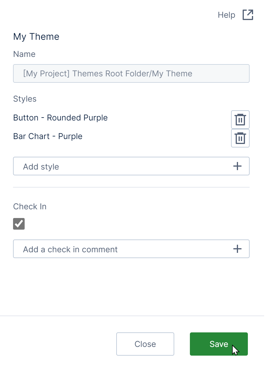 Two styles added to the theme 
