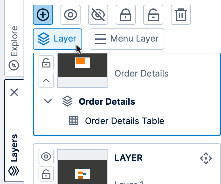 Adding a new layer 